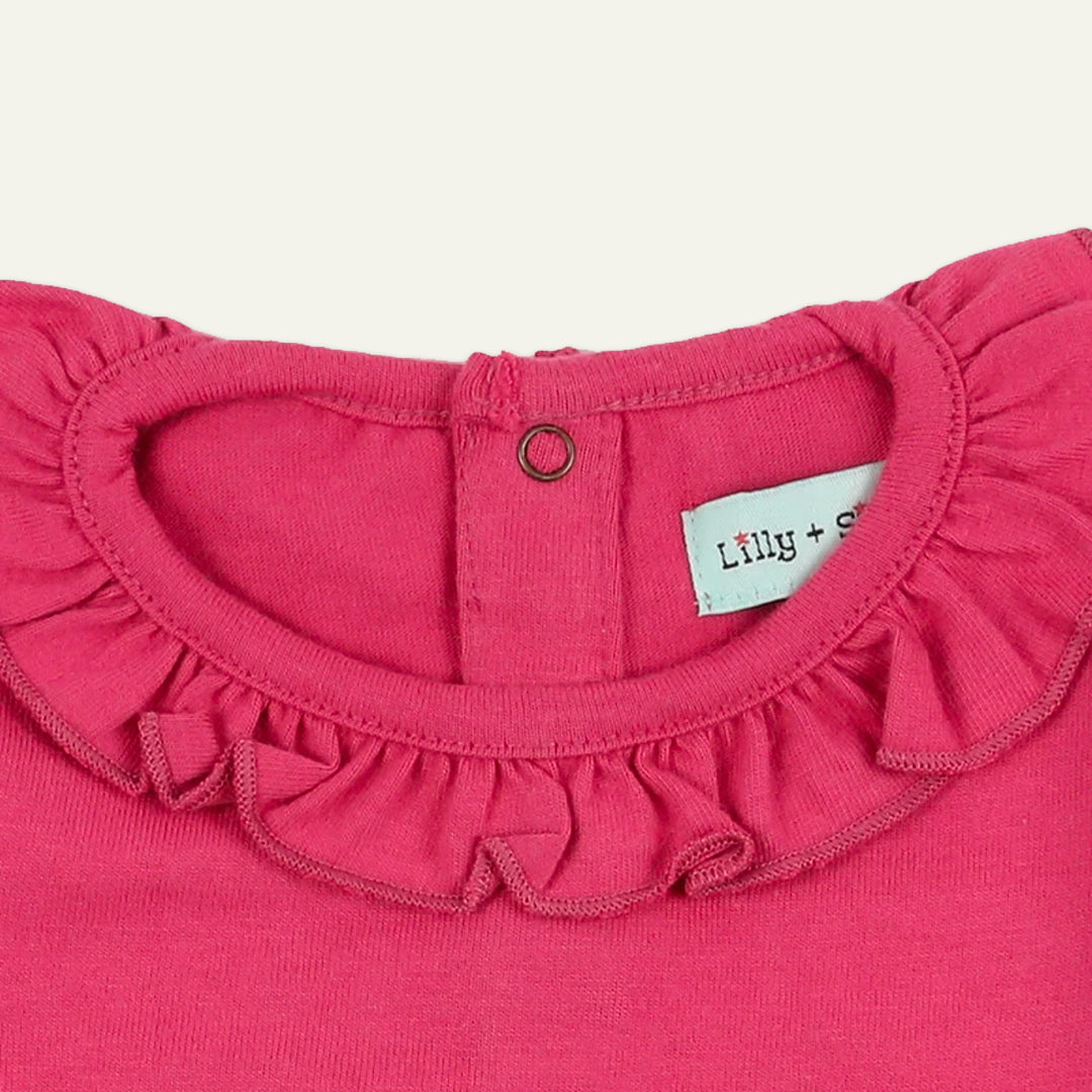 organic cotton Frill Neck full sleeve top - image 3