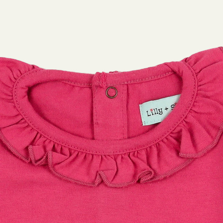 organic cotton Frill Neck full sleeve top - image 3