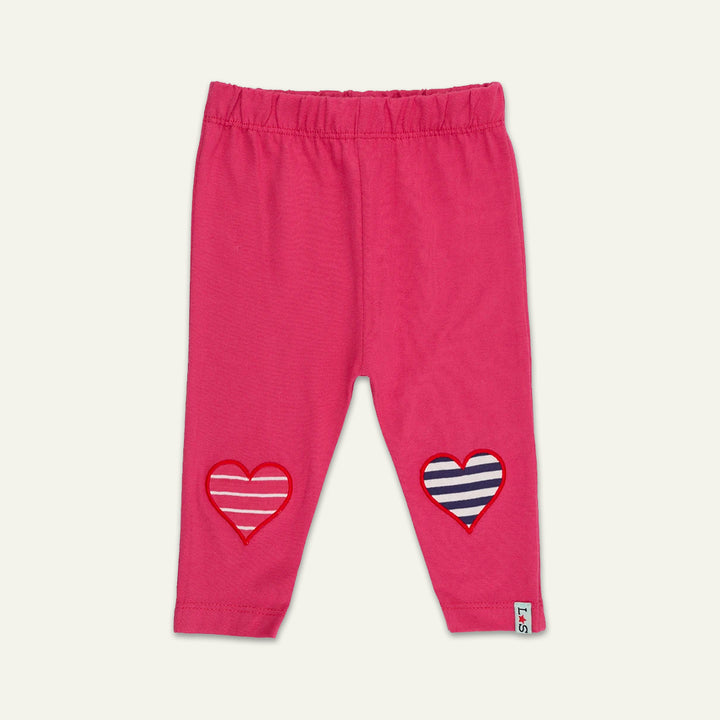 organic cotton Red Cat Appliqu and stripe Dress And Legging Set - image 2