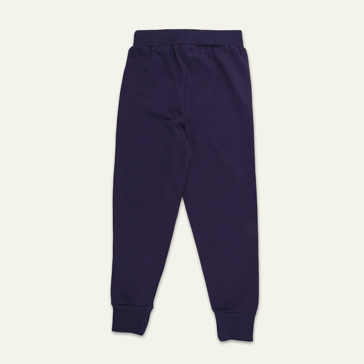 organic cotton Navy Dinosaur Applique Joggers - image 2